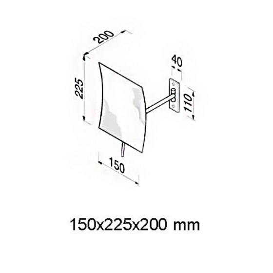 ΚΑΘΡΕΠΤΗΣ GEESA STANDARD HOTELIA 1083 ΔΙΑΣΤΑΣΕΙΣ